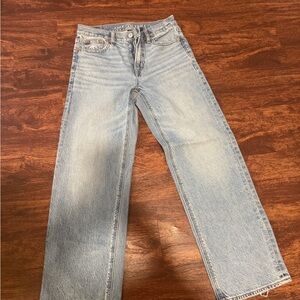 American Eagle Outfitters Women's Light Blue Boot Cut Jeans